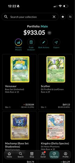 Vintage Pokemon Card Holos and Reverse Holos Lot