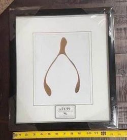 NEW Wishbone Framed Print Wall Art just $3