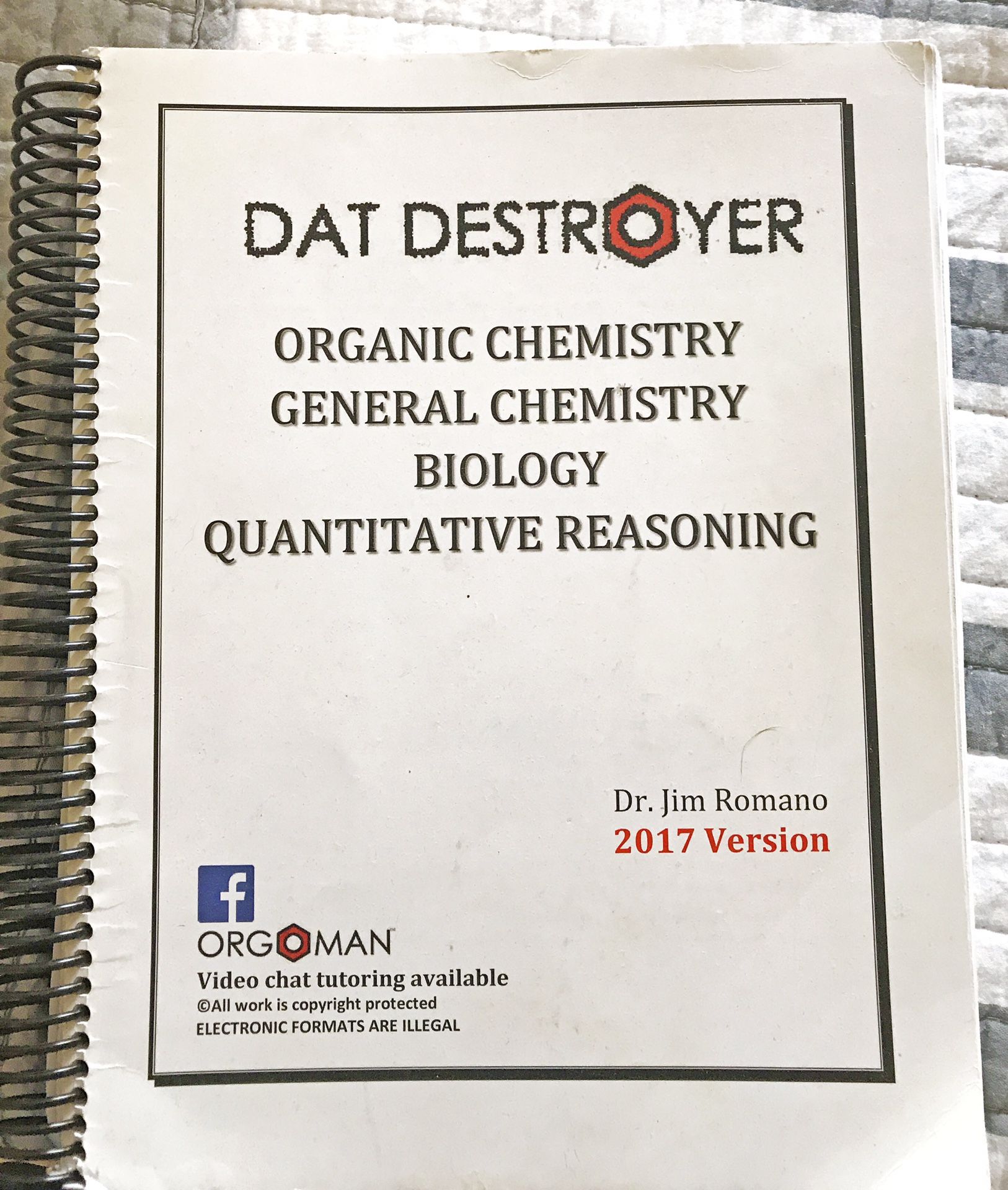 DAT Destroyer: Organic Chemistry; General Chemistry; Biology