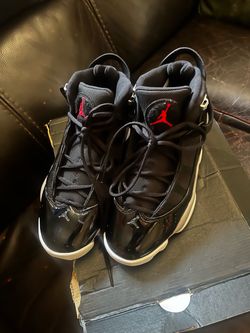 Jordan  6 Rings "Black/Gym Red/White" sneakers