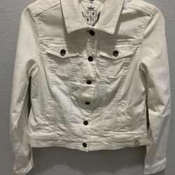 White Denim Jacket