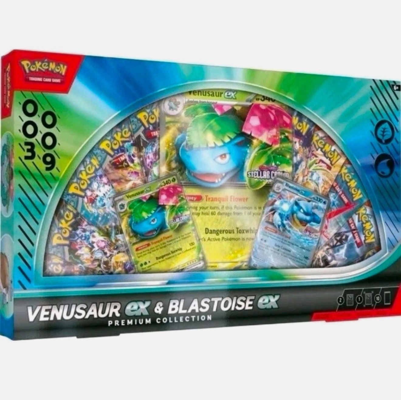Venusaur EX Blastoise EX Premium Collection