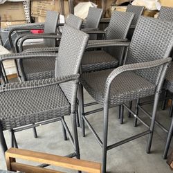Wicker Barstools