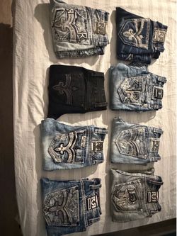 Rock revival men jeans