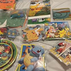 Pokémon birthday party decoration