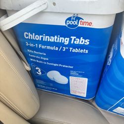 35 lb Pool Chlorinating Tablets – New/Sealed – 3” Tabs – 3-in-1 Formula