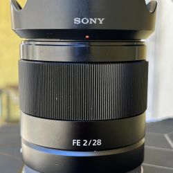 Sony FE 28mm f/2 Lens – Clean Glass, Ready Today