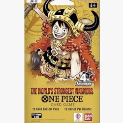 OP17 The World’s Strongest Warriors Sleeved Booster Packs