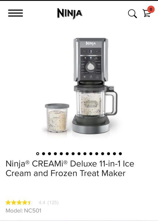 Ninja CREAMi Deluxe 11 in 1 Ice Cream Maker for Sale in Fullerton, CA -  OfferUp