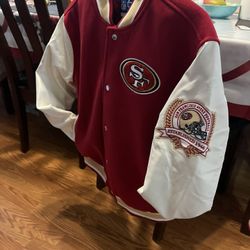 49ers Jacket Brand New With Tags Size Available L,M,S