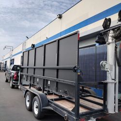 Battery For Solar Panel Mobile Trailer