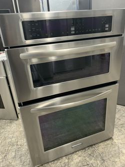30” kitchen aid microwave & oven combo in stainless steel