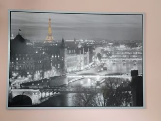 Paris art w/ frame