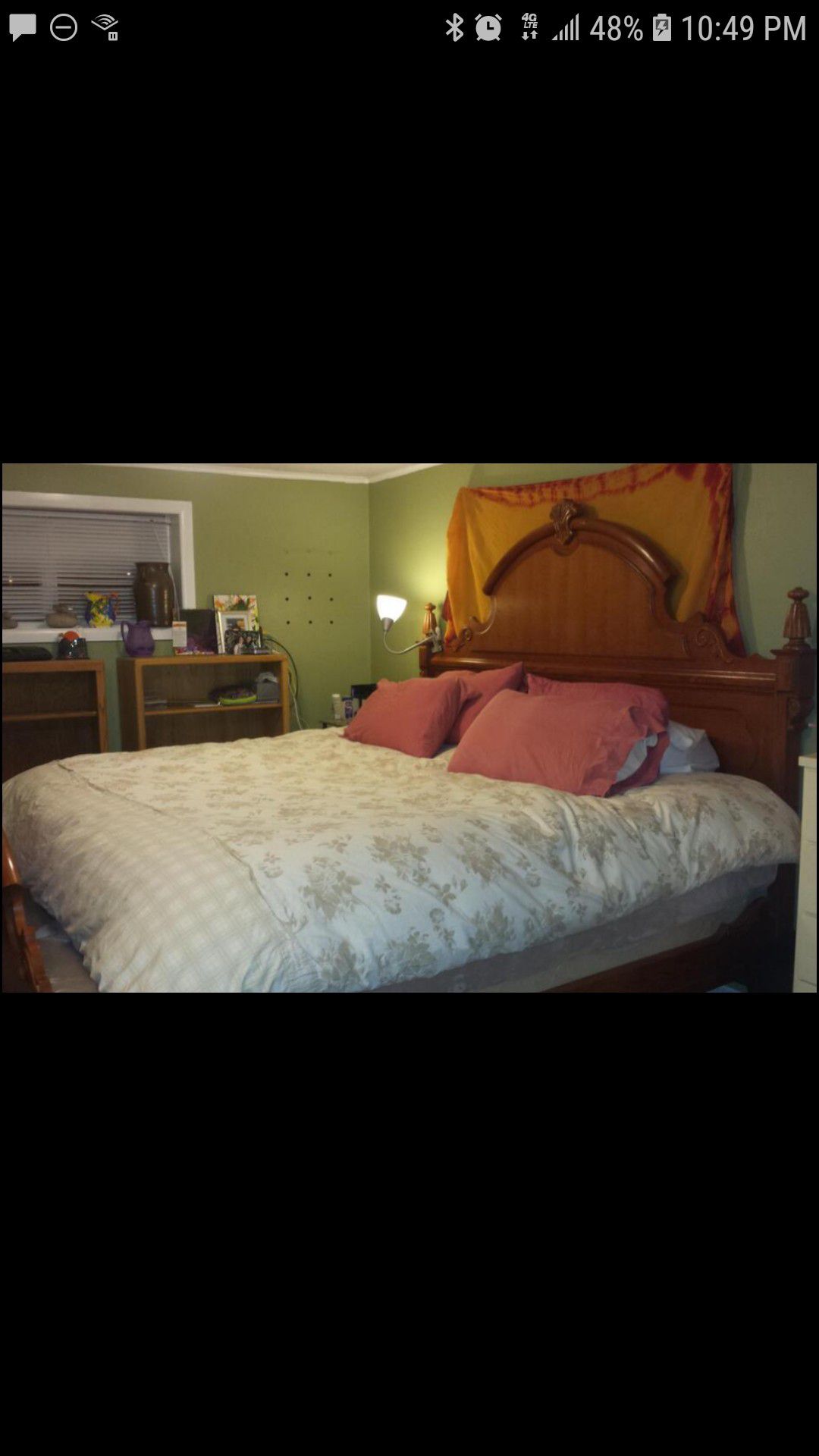 Lexington Victorian Sampler King Mansion Bed