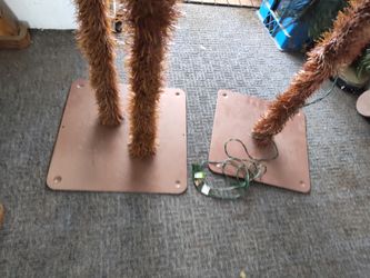 6" green  outdoor palm tropical  afitical Christmas tree with 400 led light