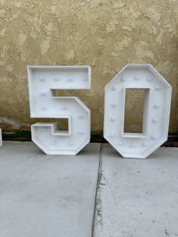 Marquee Numbers/Balloon Gardland