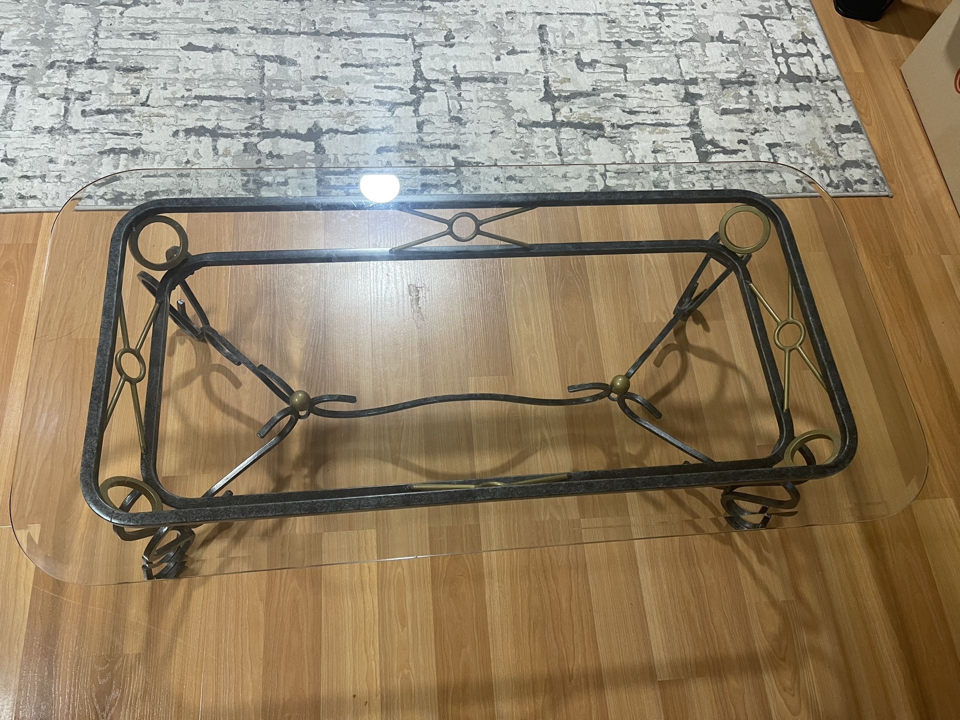 Three Piece Glass Coffee Set