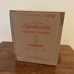 Sunbeam Heated Throw Blanket 