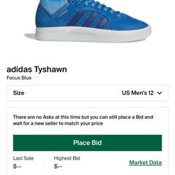 Adidas Tyshawn size 12