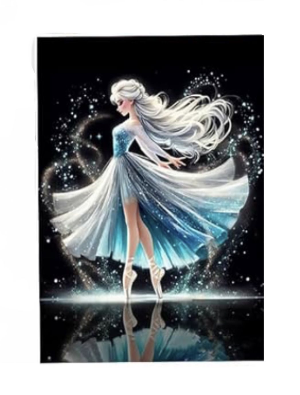 Walt Disney’s Elsa Dancing Ballerina from Frozen, Diamond Art Painting Kit for Adults, Full Drill Dots/Gems/Diamonds, DIY Arts Crafts *NEW In Plastic*