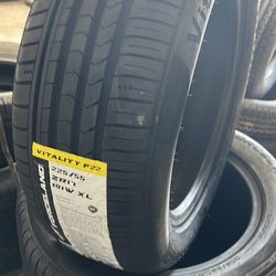 New set of tires 225 55 17 FORCELAND