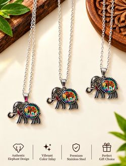 Elephant Necklace. 3 Available. $4 EACH