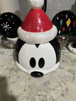 Mickey Mouse Holiday Cookie Jar