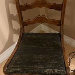 Small wooden and cloth Rocker 