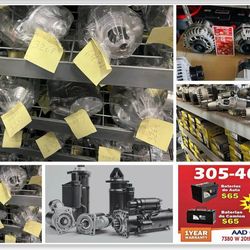 Reconstruidos como nuevos los motores de arranque con 1 año de garantía