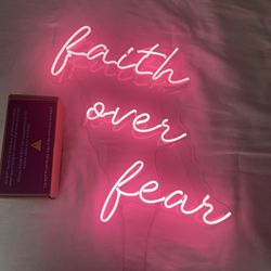 Pink Neon Acrylic Light Sign 