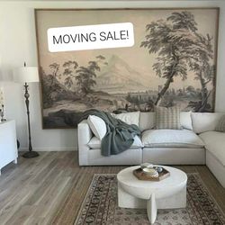 Crate & Barrel Lotus Cloud Couch Modular Sectional Sofa Custom