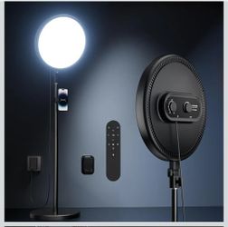 TODI Large Ring Light with 79" Stand, 6500K Full-Screen Selfie Light Ring with Stand and Phone Holder, Professional Big Ring Light for Live Stream, Yo