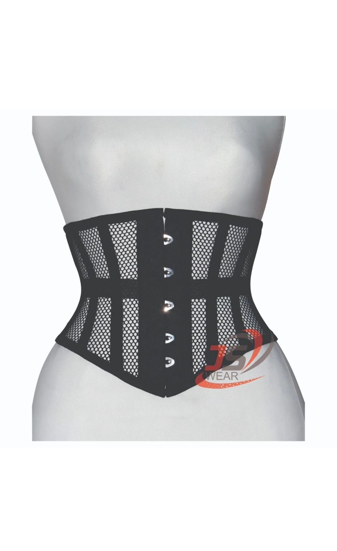 Body Shaper Mesh Corset Waist Trainer Steel Boned Women Underbust Cincher Corset
