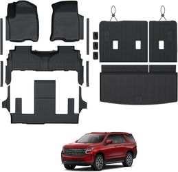 New | Floor Mats for Chevy Tahoe/GMC Yukon 2021–2026 (7-Seat)｜Amazon Retail $149.99