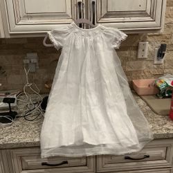 Sweet Dedication Dress With Bonnet