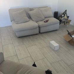 Plush lazy Comfortable Sofa Set 