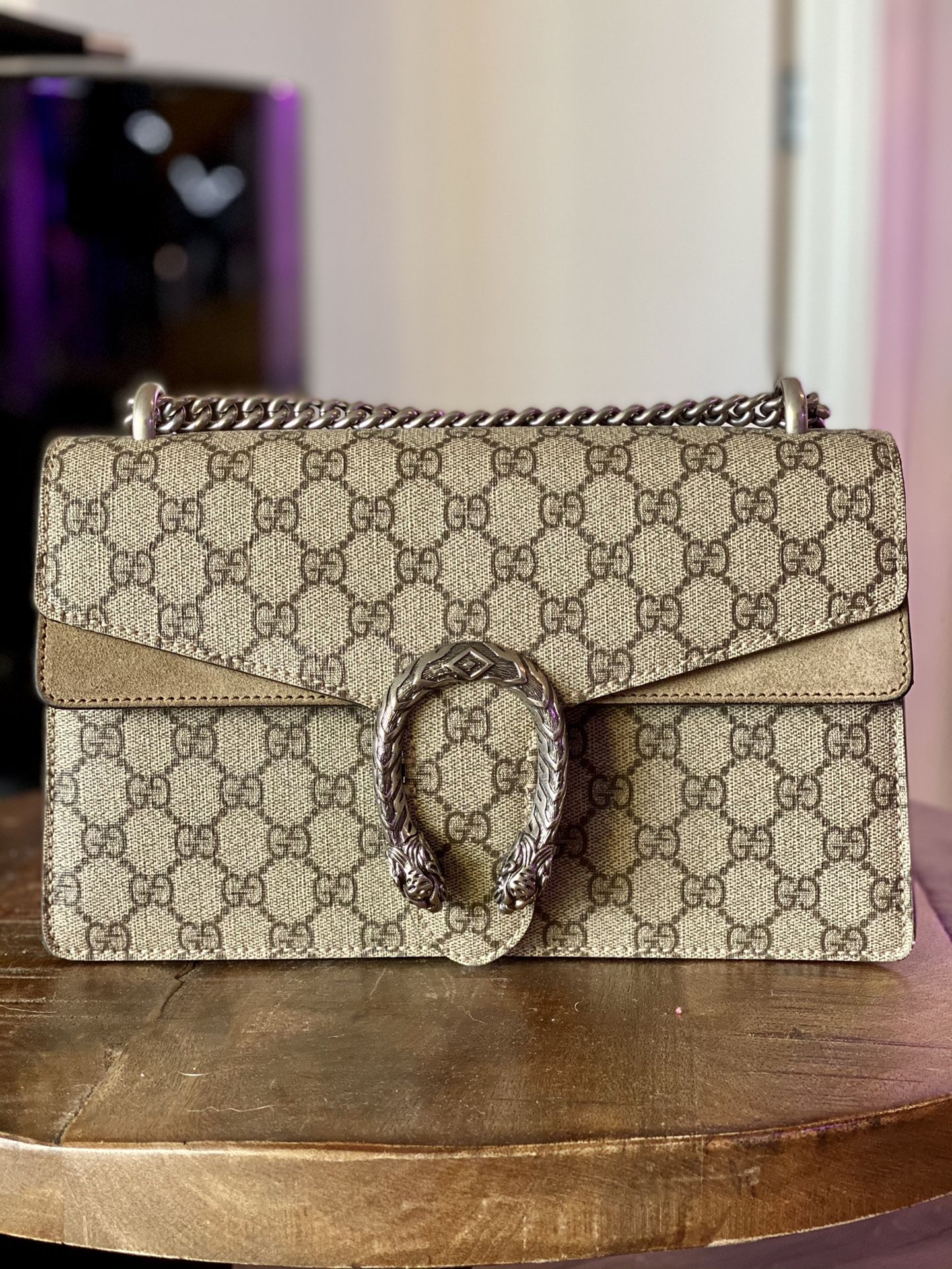 Skibform flare Afhængig Pre-Owned Gucci 'Dionysus' Small GG Shoulder Bag for Sale in Long Beach, CA  - OfferUp