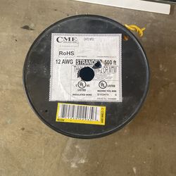 12 AWG Yellow Wire Stranded
