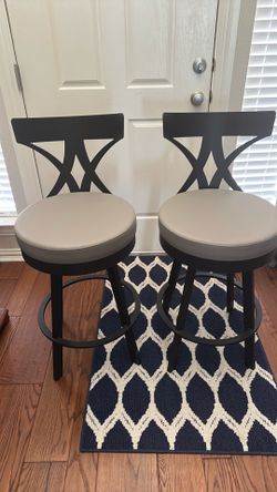 Counter top stools.