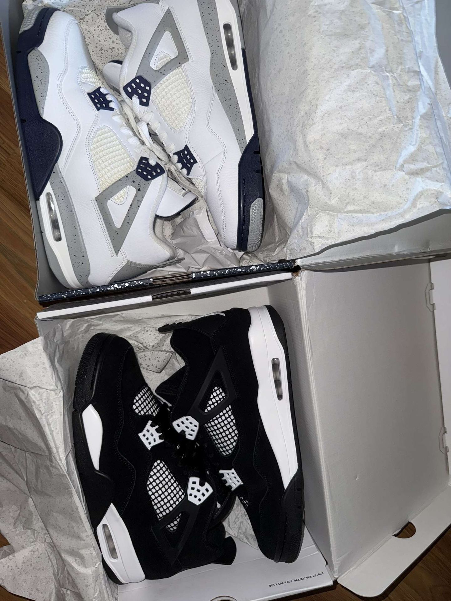 Jordan 4 White Thunder/jordan 4 Cement