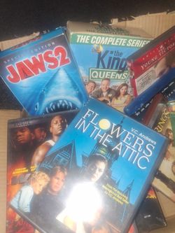 Mixed VHS and DVDs