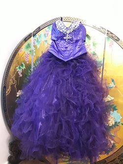 New purple quinceanera dress