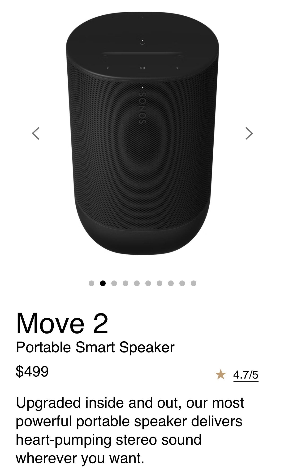 Sonos Move 2 with Travel Bag