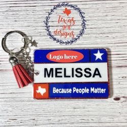 Custom H-E-B Keychain