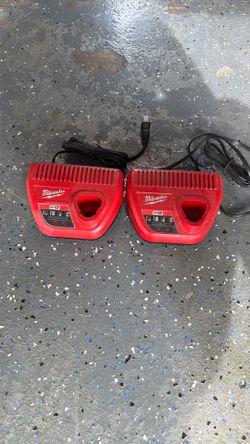 Milwuakee M12 chargers.