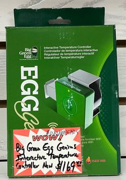Big Green Egg Genius Interactive Temperature Controller New