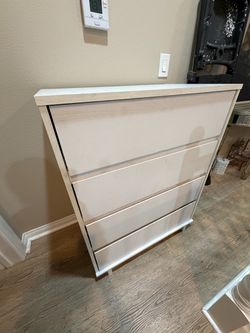 White drawers