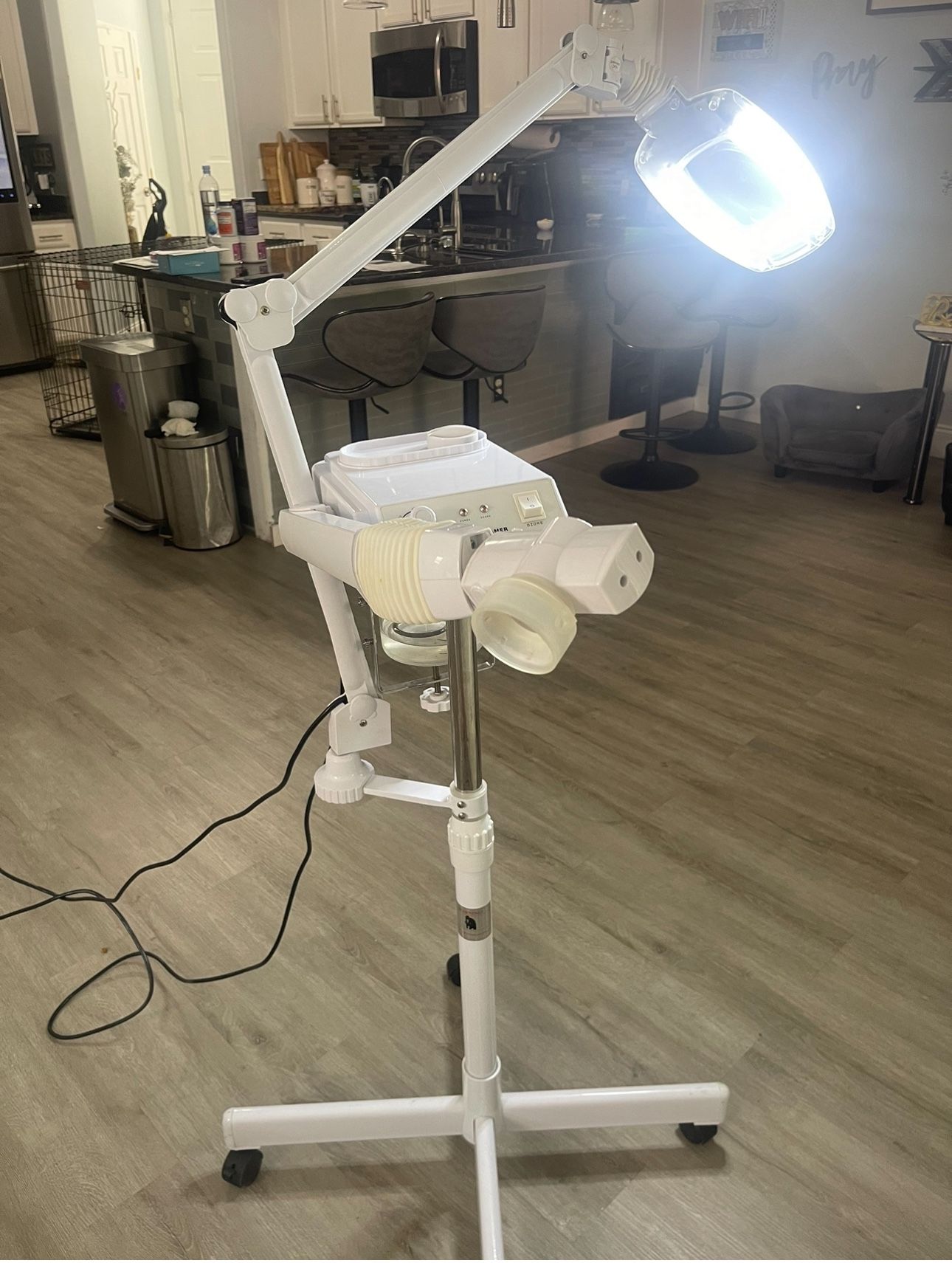 Spa Steamer And Magnifying Lamp 