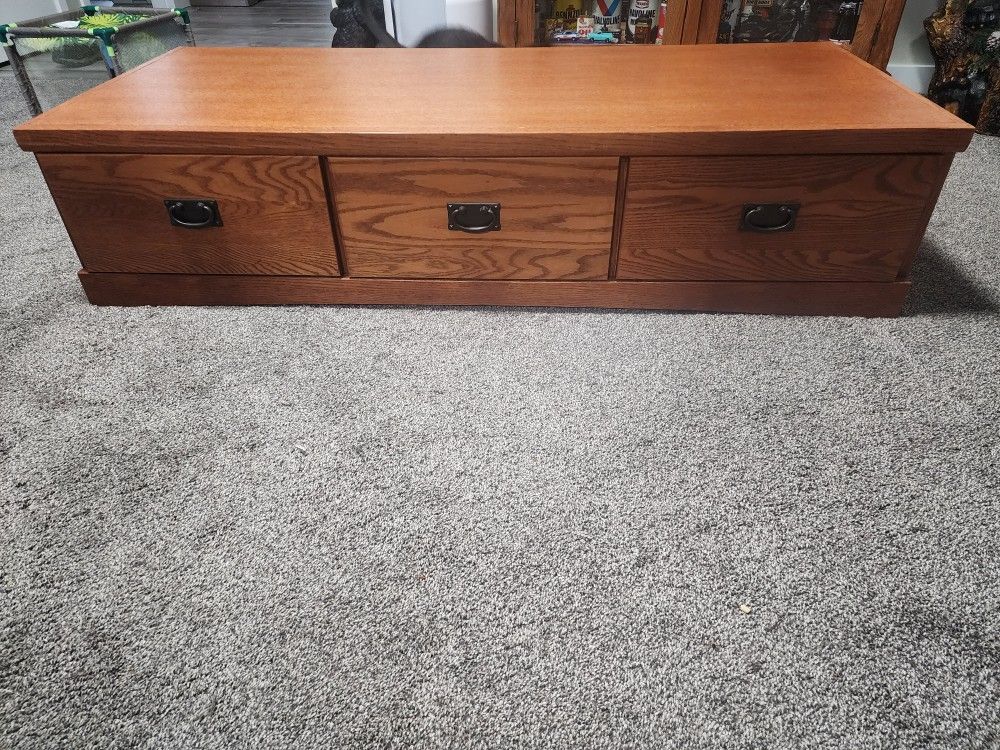 Wood Storage Cabinet