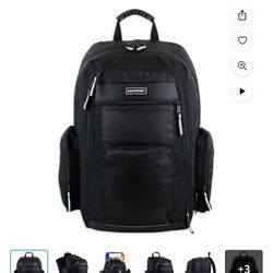 Eastsport Recycled Expandable Raptor Backpack, Black